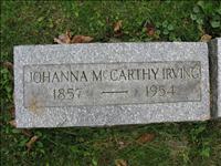 Irving, Johanna (McCarthy)